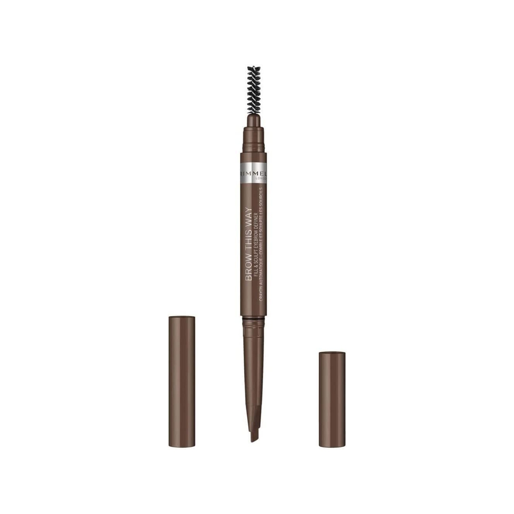 Rimmel London This Way Fill & Sculpt Eyebrow Definer, Light Brown