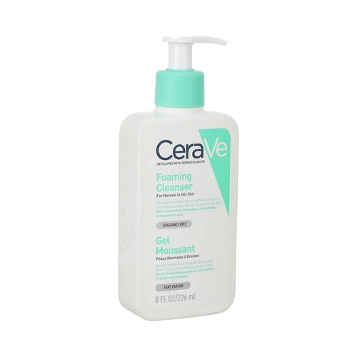 CeraVe Foaming Cleanser for Normal to Oily Skin, 236ml