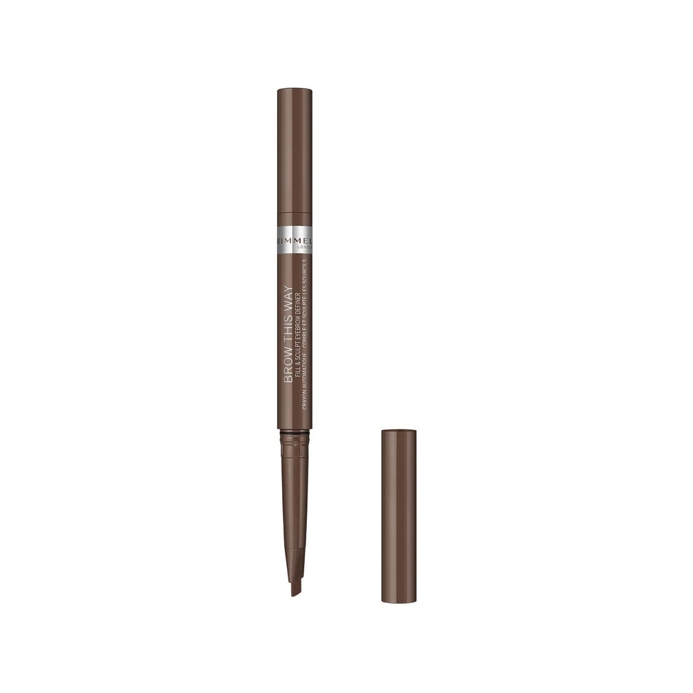 Rimmel London This Way Fill & Sculpt Eyebrow Definer, Light Brown