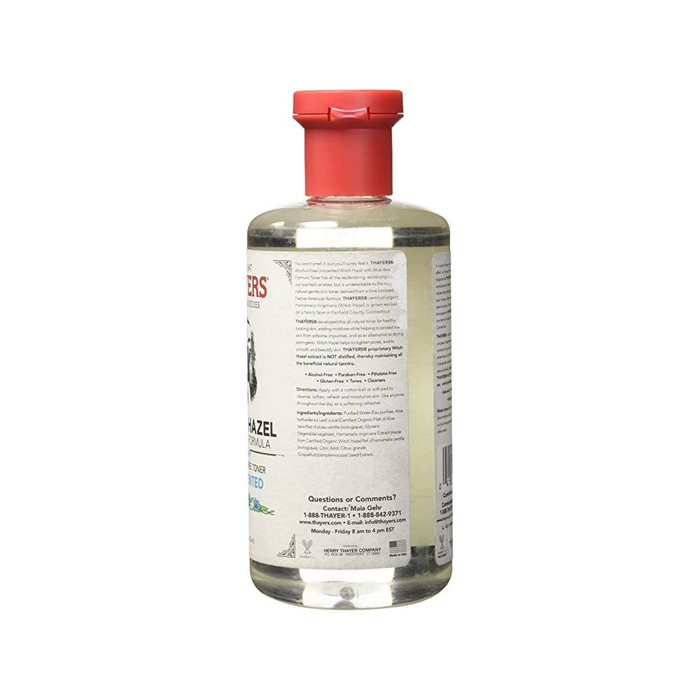Thayers Unscented Witch Hazel Face Toner with Aloe Vera, 89 ml