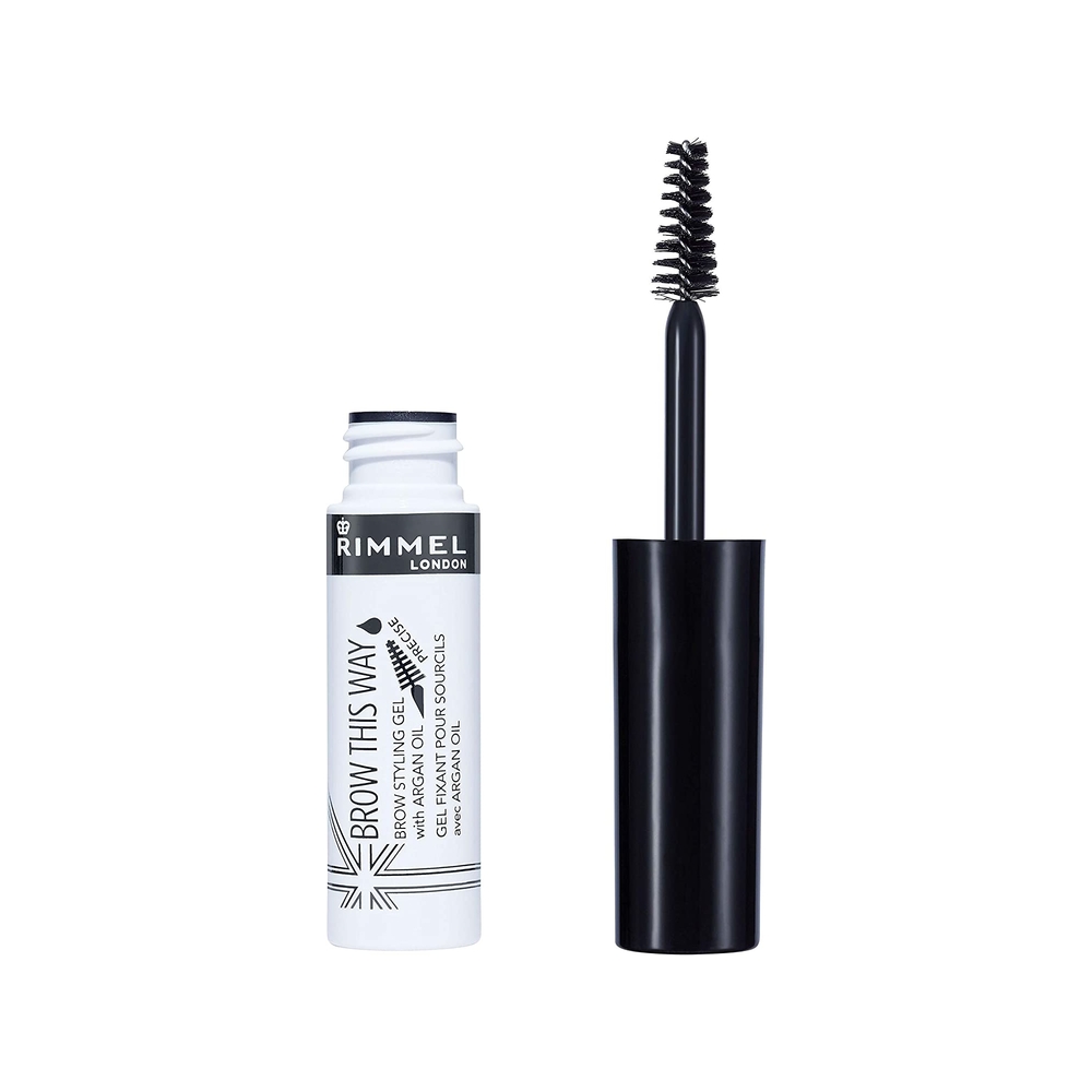 Rimmel London Brow This Way Eyebrow Gel with Argan Oil, Clear