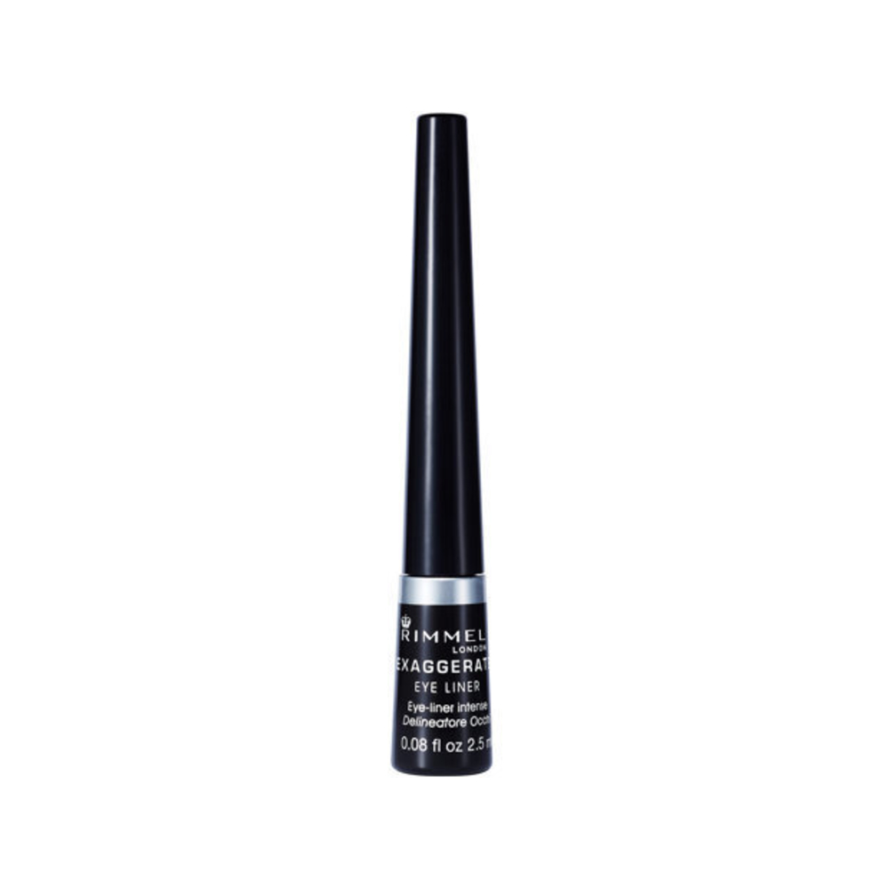 Rimmel London Exaggerate Liquid Eyeliner, 001 Black