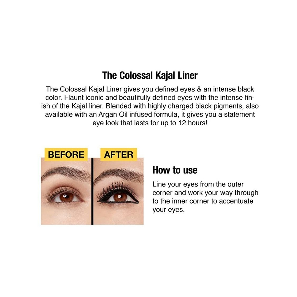 Maybelline Colossal Kajal Eyeliner, Black