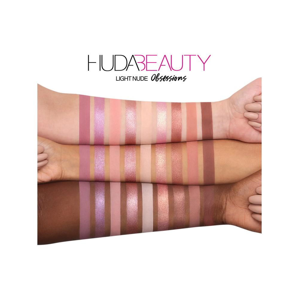Huda Beauty Obsessions Eyeshadow Palette, Nude Light