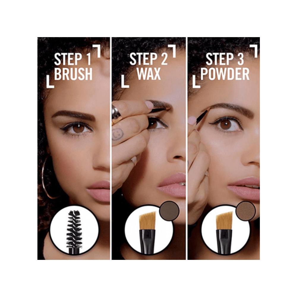 Rimmel London Brow This Way Eyebrow Powder Kit, Dark Brown