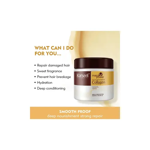 Karseell Maca Essence Repair Collagen Hair Mask For Dry and Damaged Hair, 100ml